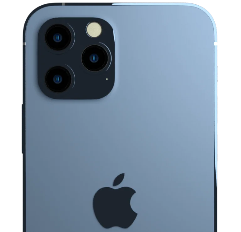 blue iPhone