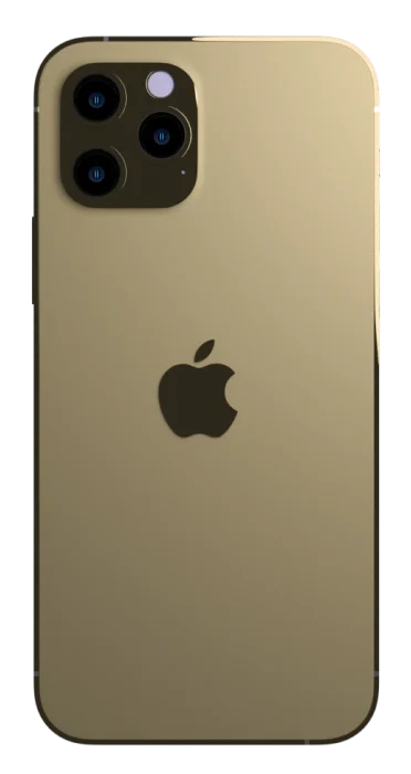 gold iphone back